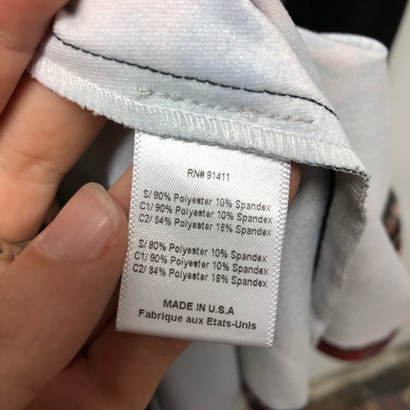 Clover Canyon Abstract Peacock Print Long Sleeve Mini Dress Size S - Picture 7 of 11